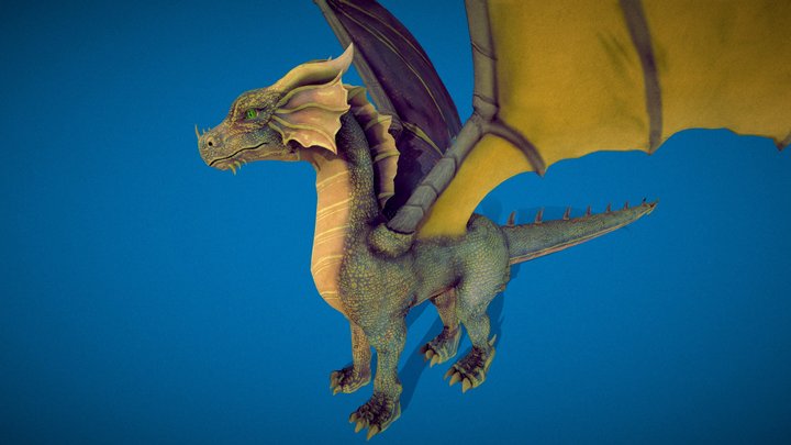 Dragon Aquatic 3D Model