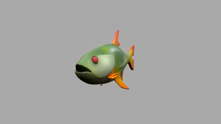 Sample Generated Fish 3D Model
