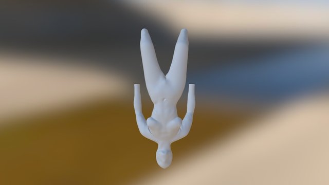 Female Body Sculpture 3D Model