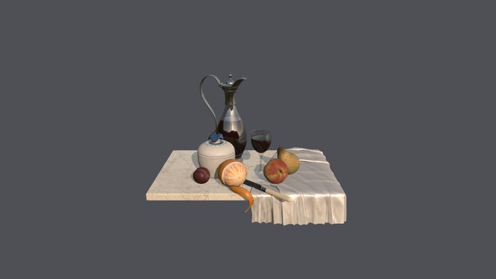 Still life 2k textures 3D Model