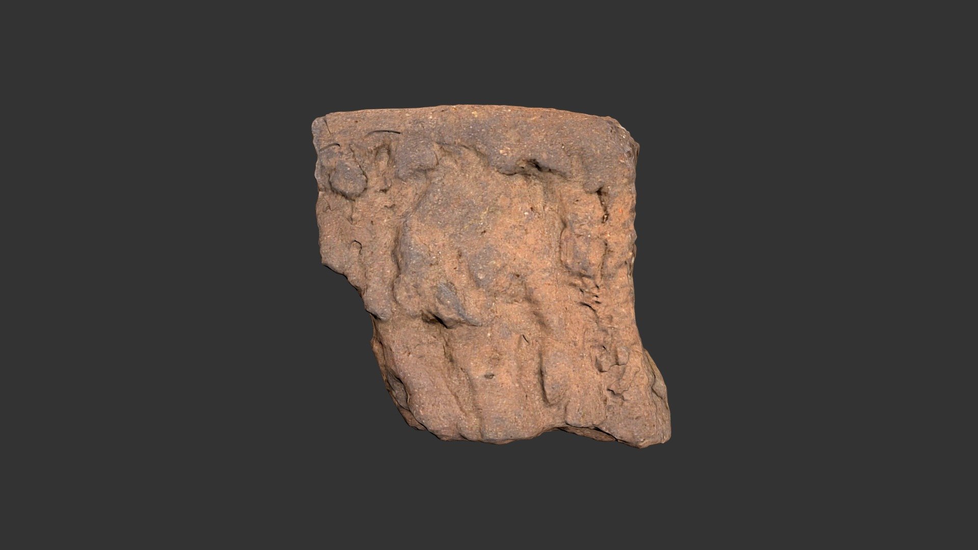 Yadkin Cord Marked Rimsherd (312p608)