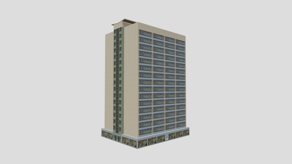 16 floor appartment building
