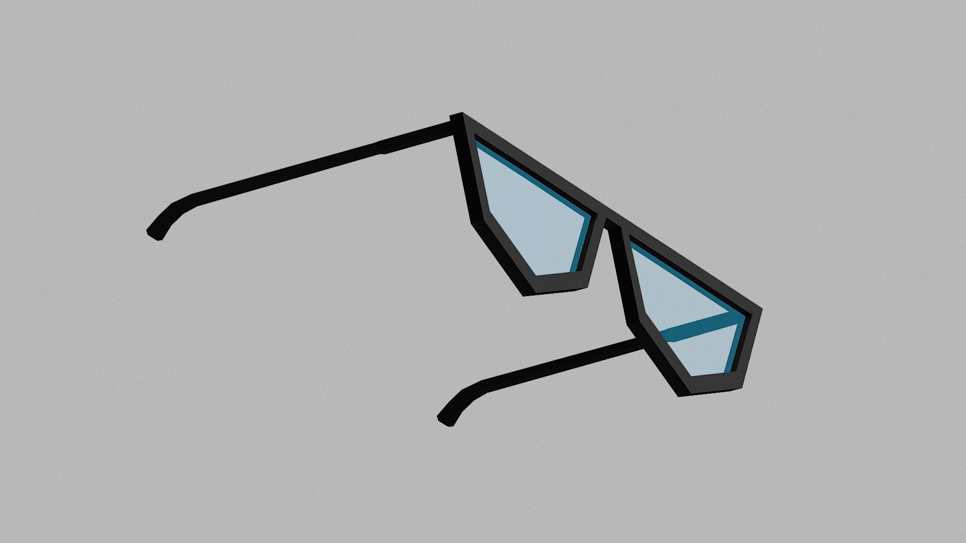 3D model Glasses? - This is a 3D model of the Glasses?. The 3D model is about a black and white tablet.