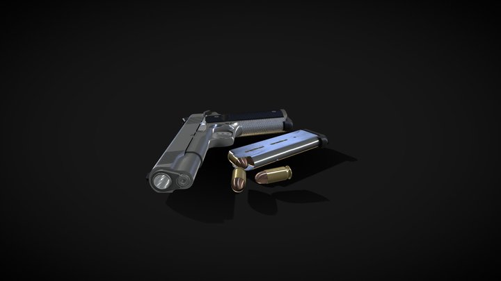 Springfield 1911-TRP 3D Model