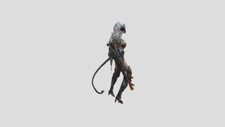 Modernia nikke 3D Model