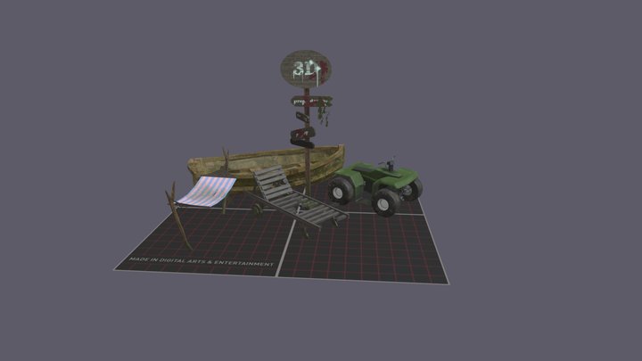 DAE 5 Finished props - By the Ocean 3D Model