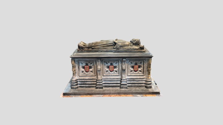 Tomb of King John low-poly 3D model 3D Model