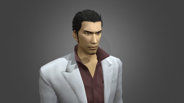 Yakuza - kiryu – Gratis 3D-model STL