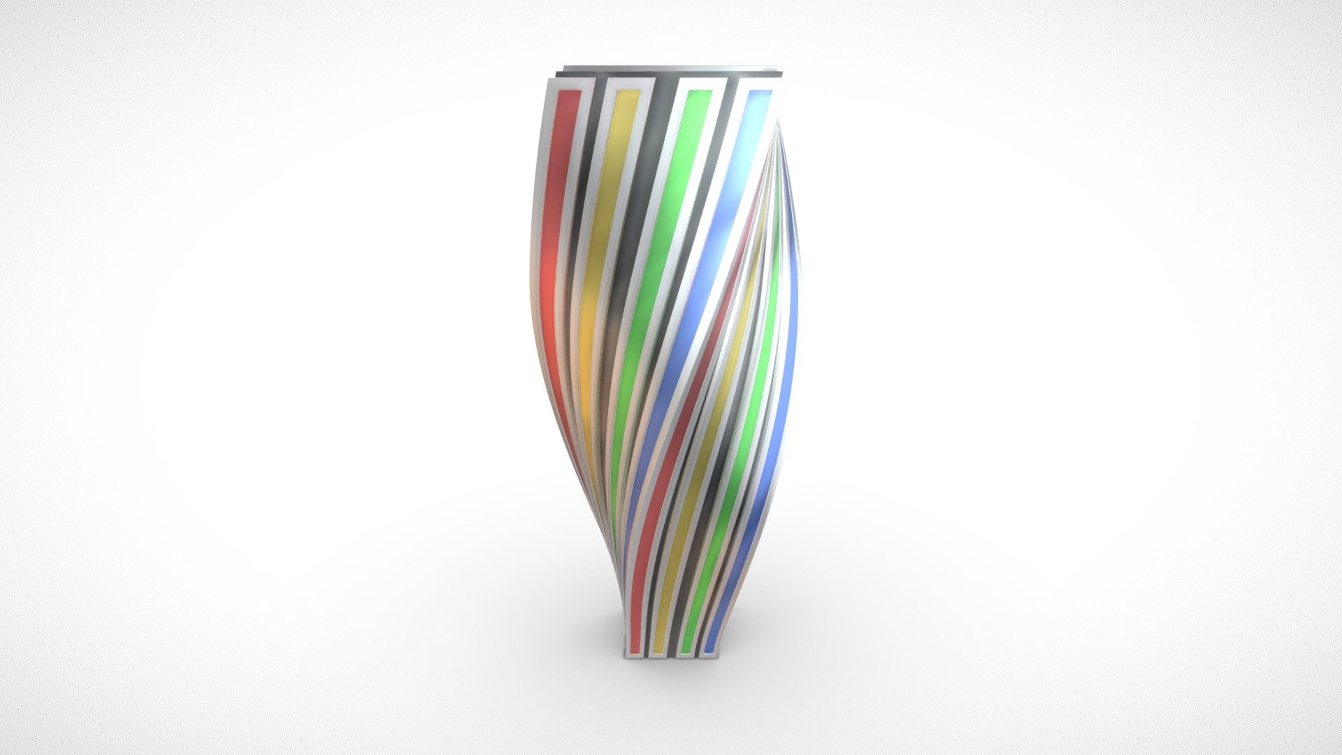 Modern Rainbow Flower Pot