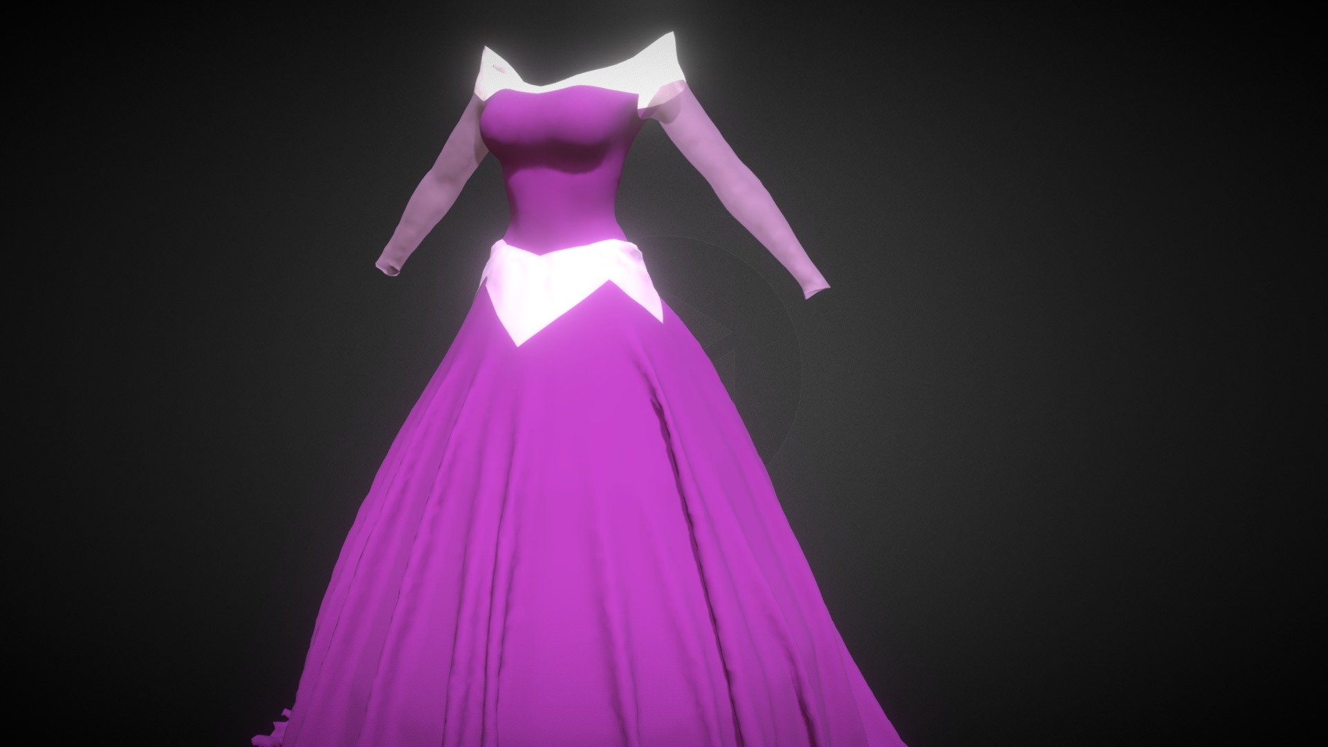 singuratic Cuvântare Forma navei  Aurora Pink Dress from sleeping beauty - Buy Royalty Free 3D model by  Androkumura [440ae0a] - Sketchfab Store