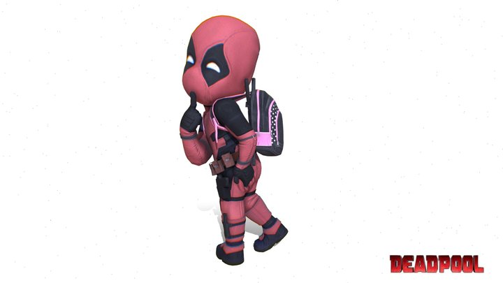 Deadpool 3D Model