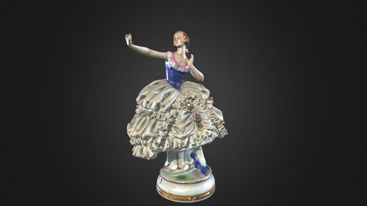 Táncoslány 3D Model