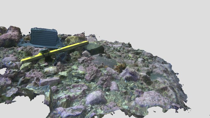 Seabed around the ARMS, S2, Spitsbergen 3D Model