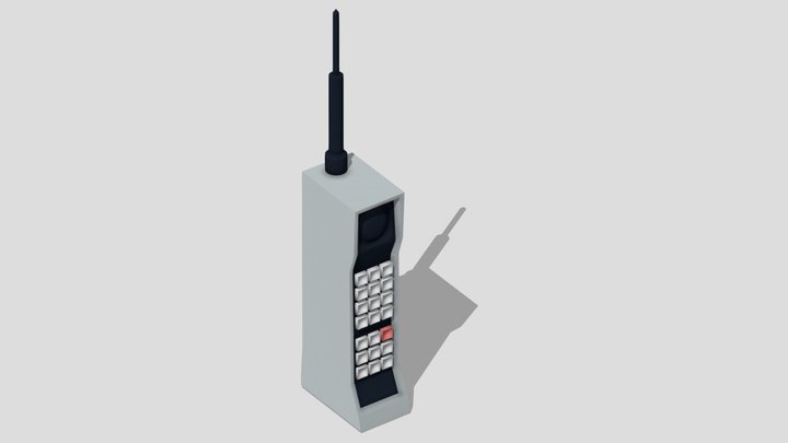 Motorola Dynatac 8000x 3D Model