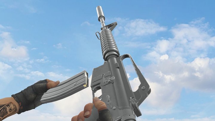 M4A1-S (CS2) | First Person Animations 3D Model
