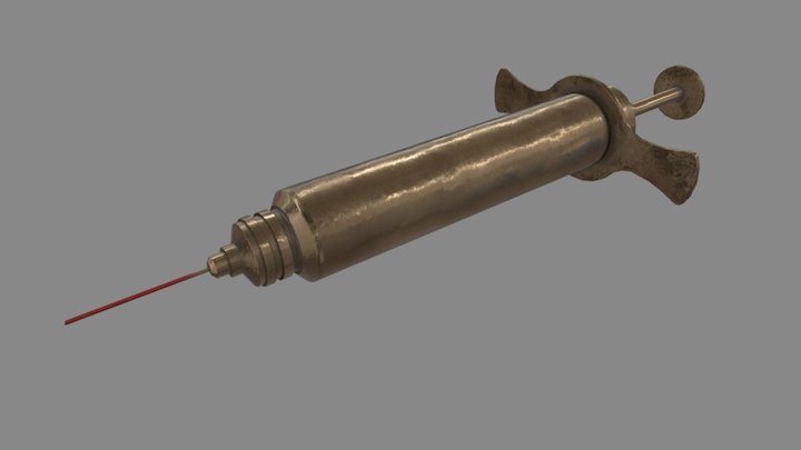 syringe 3D Model