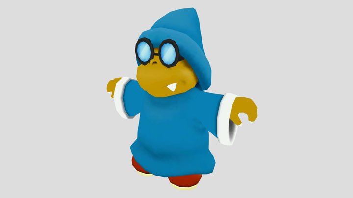 Mario Superstar Baseball - Kamek/Magikoopa – Free 3D Model STL