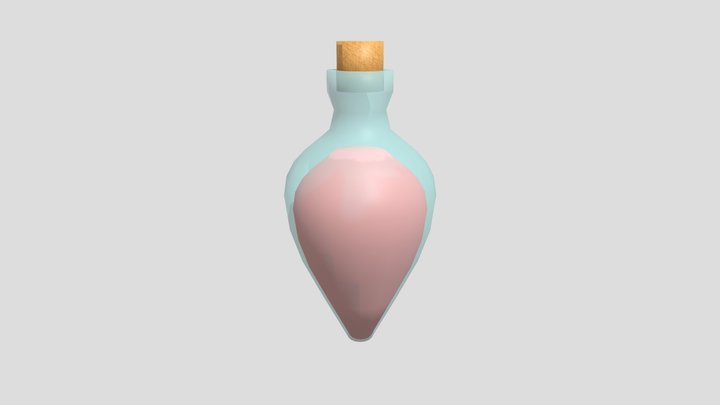 Poción de vida 3D Model