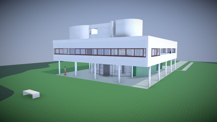 Villa Savoye / Le Corbusier, Pierre Jeanneret 3D Model