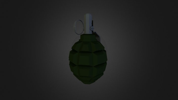 Soviet F1 Grenade 3D Model