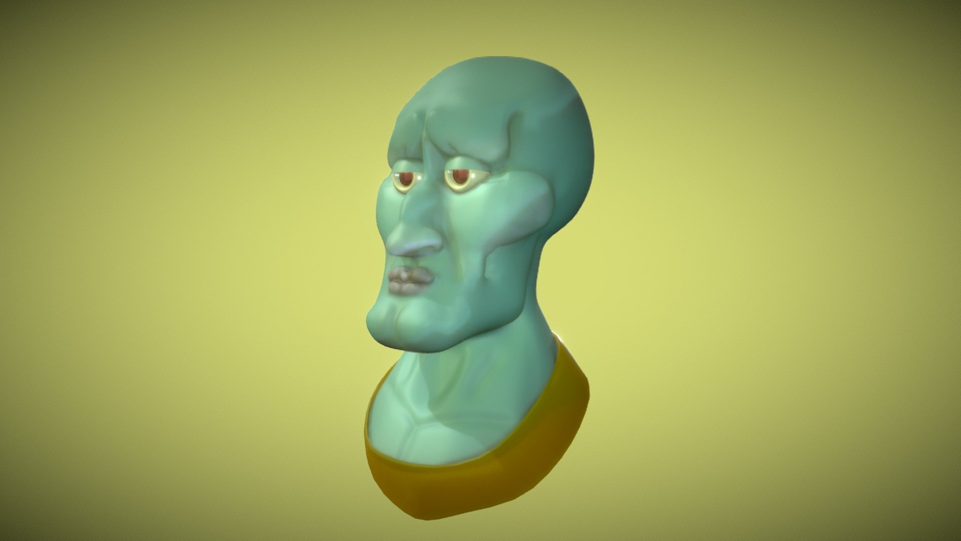 Handsome Squidward - Download Free 3D model by AverageMan ...