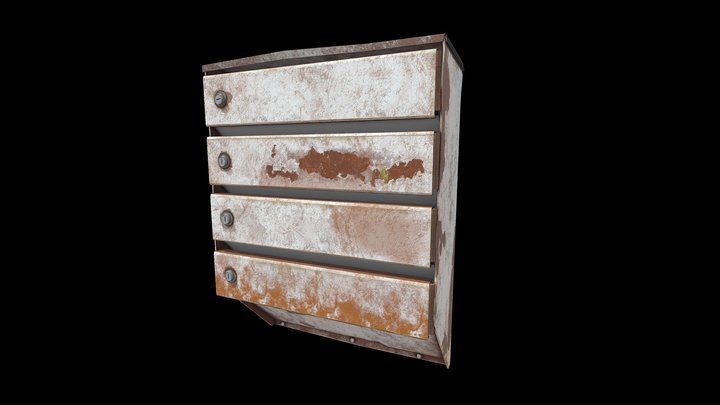 Old Mailbox [Retry School] 3D Model