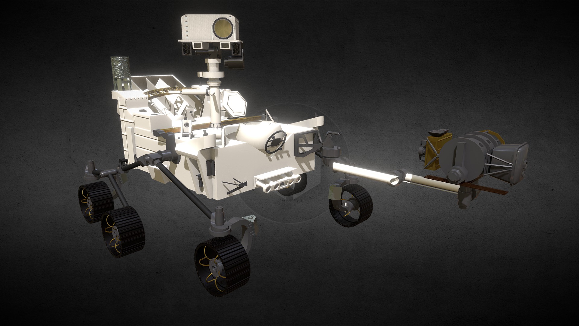 3D model NASA_Rover