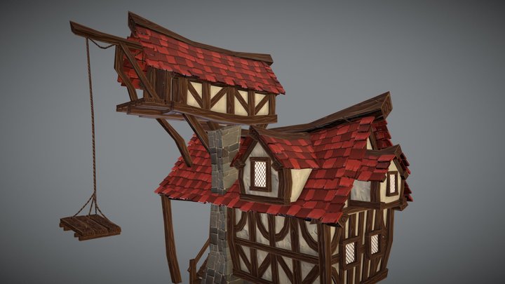 Blacksmith's Forge - Village House Project 3D Model