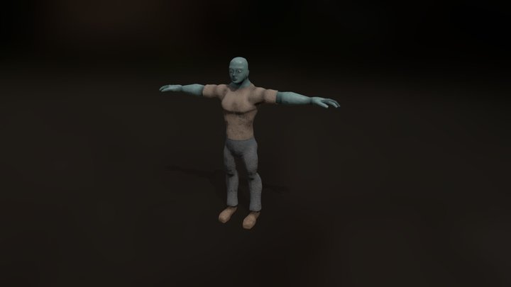 Cartoon Character Model 3D Model