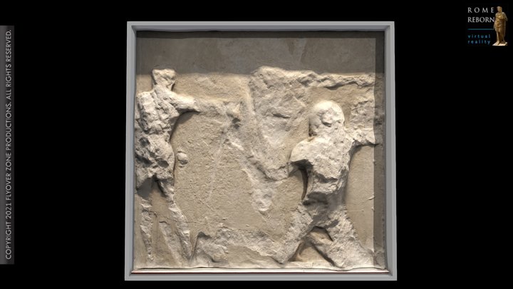 3D rendering of Metope East 11 (Parthenon)