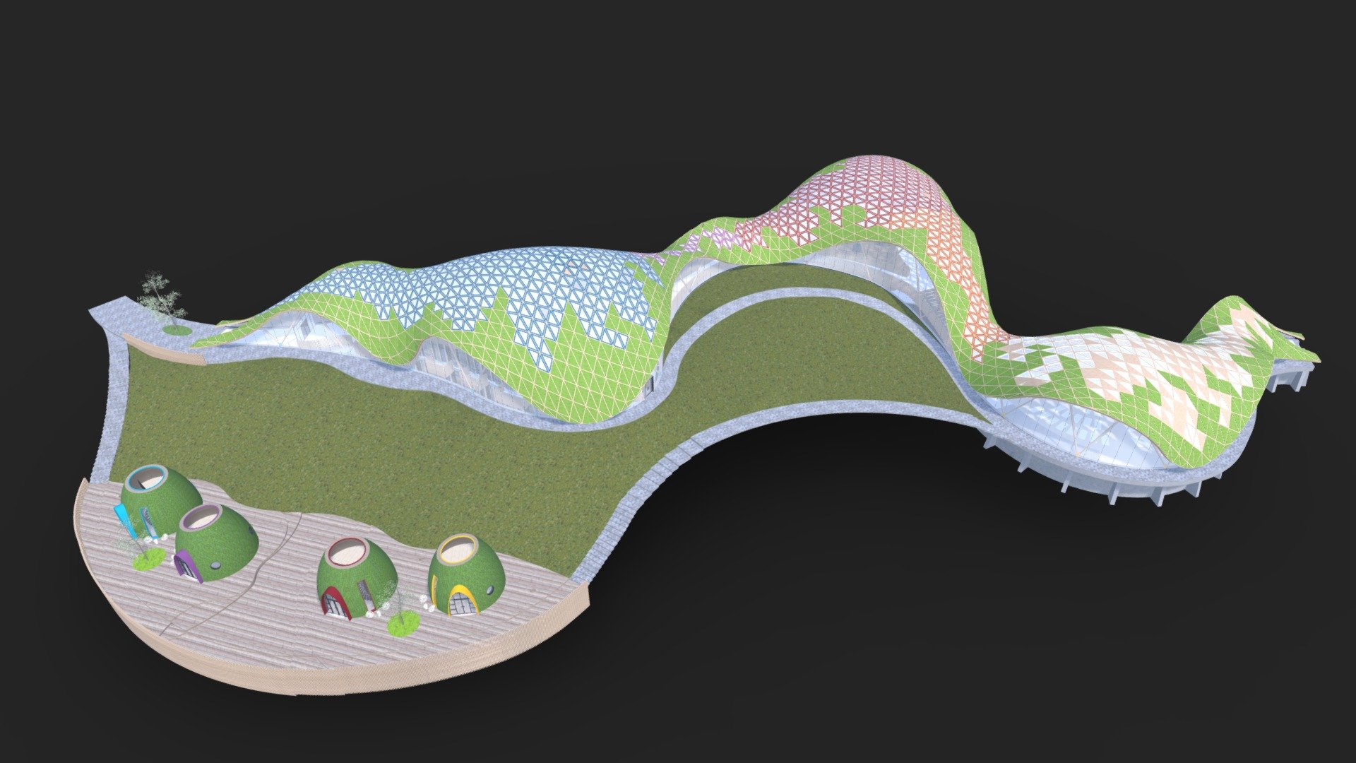 Organic and Biotechnological Complex #106 — Sketchfab embed 3D viewer