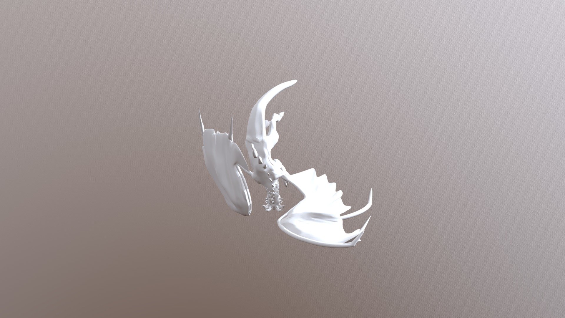 Dragon Organic Model - 3D model by shepardwolfehalla [44123ba] - Sketchfab