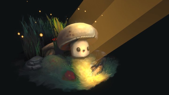 Shamby the Champignon 3D Model