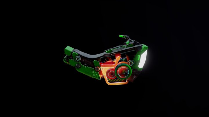 Hoverbike 3D Model