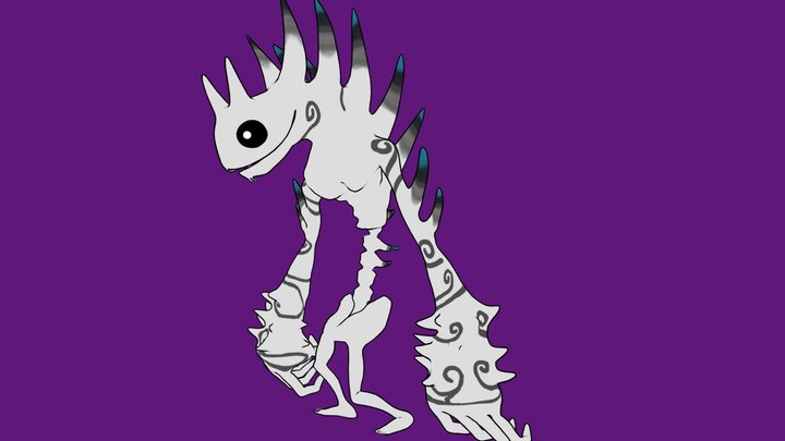 shishilan pasalan, the battle cats 3D Model