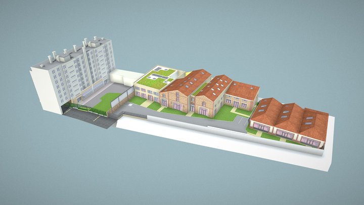 PANTIN - Les Ateliers - LOFT 3D Model