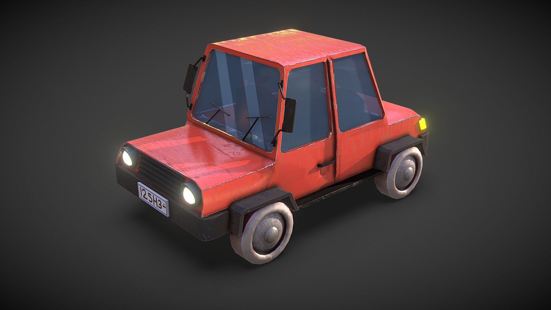 Cartoon Car - Low Poly - Free - Download Free 3D model by rgrbzrr ...