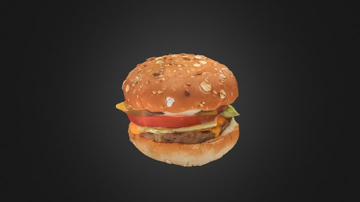 CBJ Handy Size Burger (DSLR) 3D Model