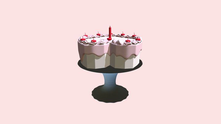 birthday cake 3D Model