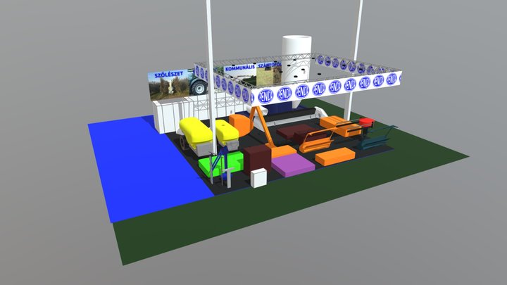 Penda Kft. AGS 2020 vázlat 3D Model
