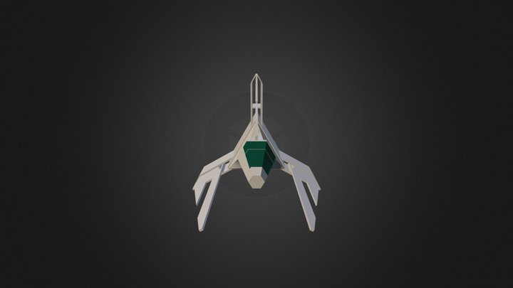 Cockpit Closed On Wings 3D Model