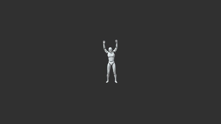 Jubilant With The Spear 3D Model