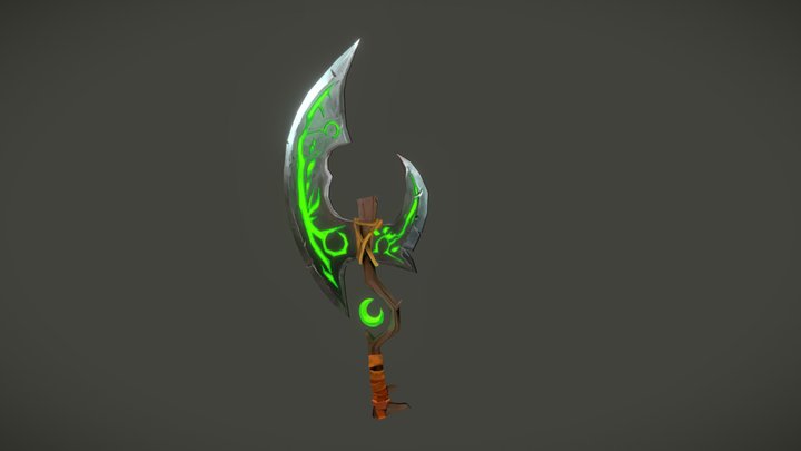 Battle Axe World of Warcraft 3D Model