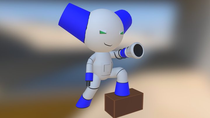 robotboy cartoon robot character 3D Model in Robot 3DExport