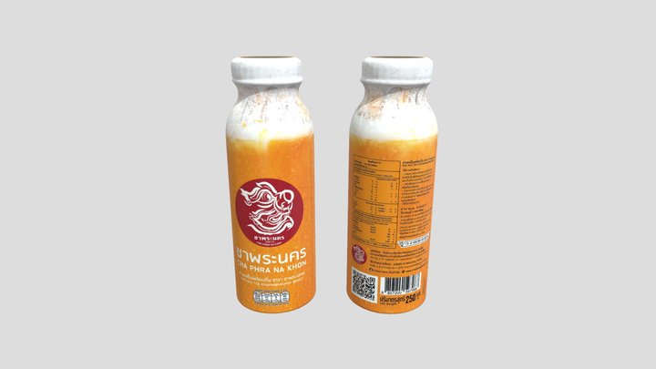 Thai Milk Tea 3D Model