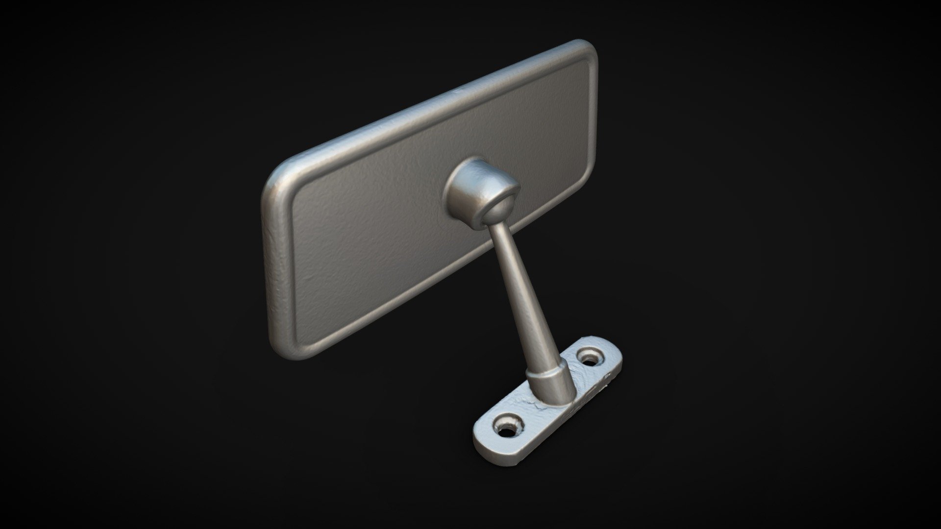 Classic car rear view mirror - Pro HD - Buy Royalty Free 3D model by