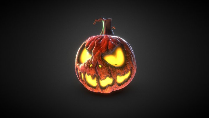Jack O' Lantern 3D Model