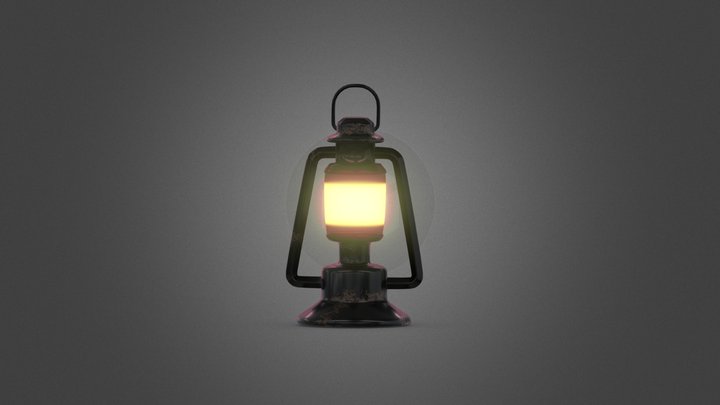lantern lamp 3D 3D Model