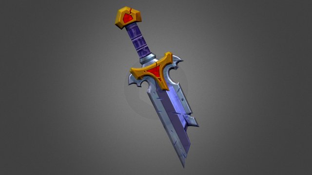 Broken Sword 3D Model