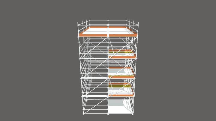 FACHADA 7_71 X 5_14 X 8 + RING 3D Model